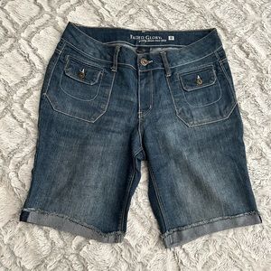 Faded Glory Cuffed Bermuda Shorts